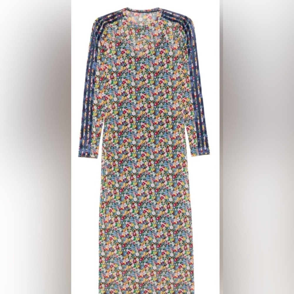 adidas x liberty Long Sleeve Maxi Dress - Multicolor